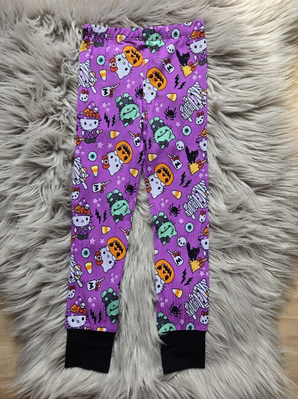 Hello Kitty Purple Halloween Kids Pajama Set